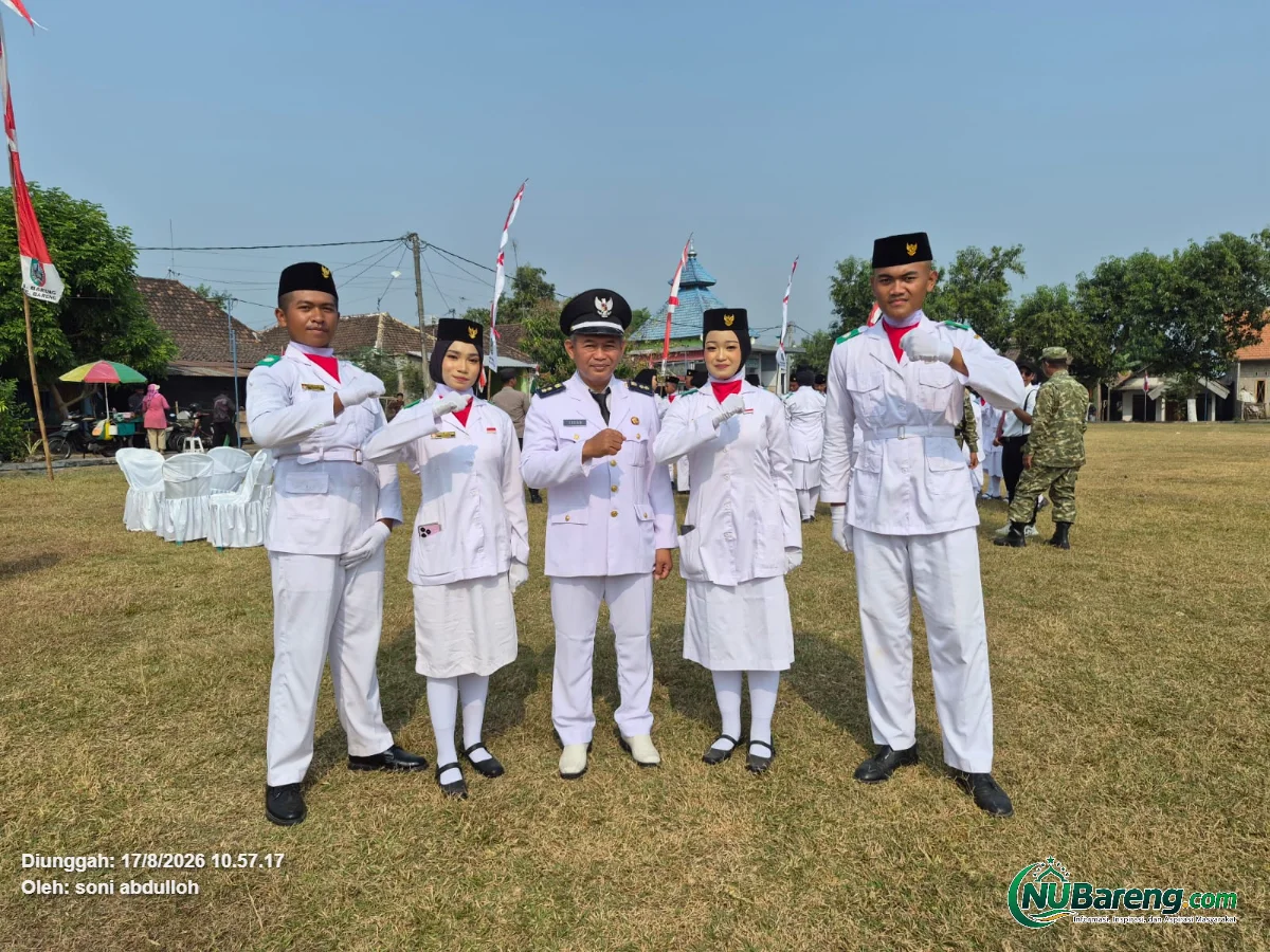 Duo Ksatria dari Ngampungan: Jejak Dedikasi Dzikri Bima Maulana dan Pandu Kusuma Angkasa dalam Pengibar Bendera HUT RI ke-81 Kecamatan Bareng