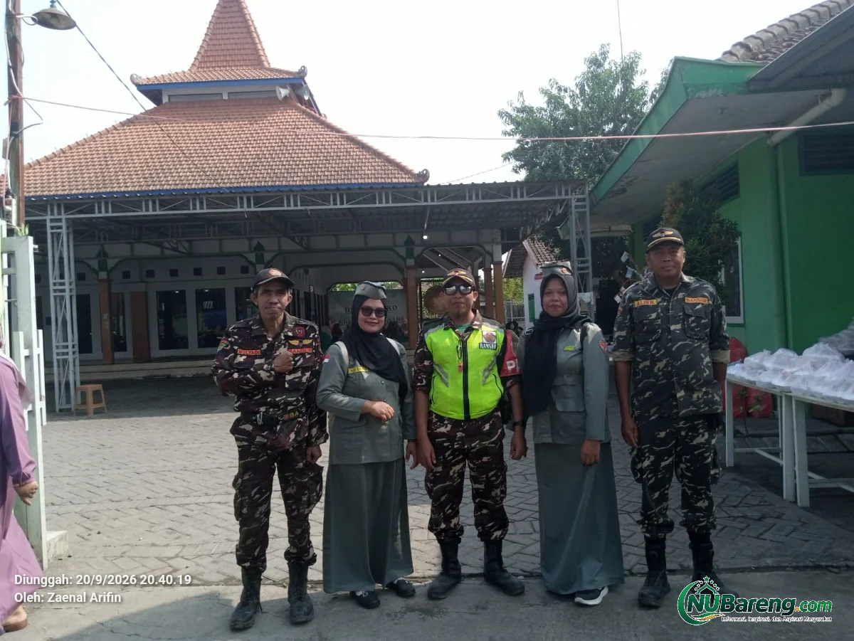 Sinergi Baja Banser dan Garfa Kawal Ratusan Kader, Gema Diba’ Kubro Fatayat NU Bareng Getarkan Masjid Al Amal!