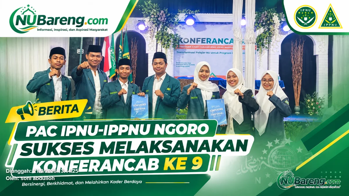 Konferancab IX PAC IPNU-IPPNU Ngoro Sukses Digelar, Irkham Aji dan Luluk Nahkodai Kepemimpinan Baru