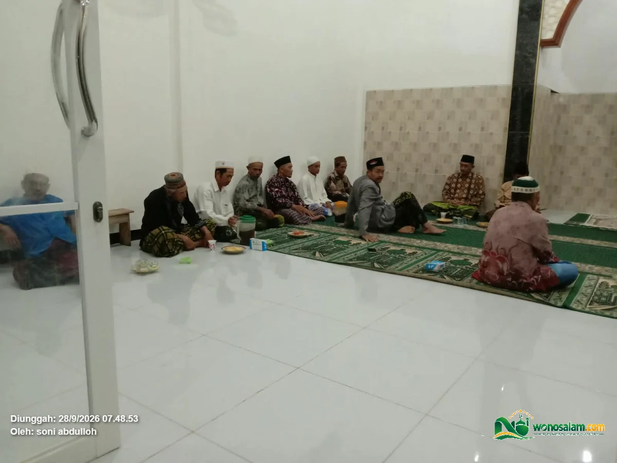 Membumikan Kalam Ilahi, Lailatul Ijtimak MWC NU Wonosalam di Musholla Al-Hadi Sumberjo Berlangsung Khidmat